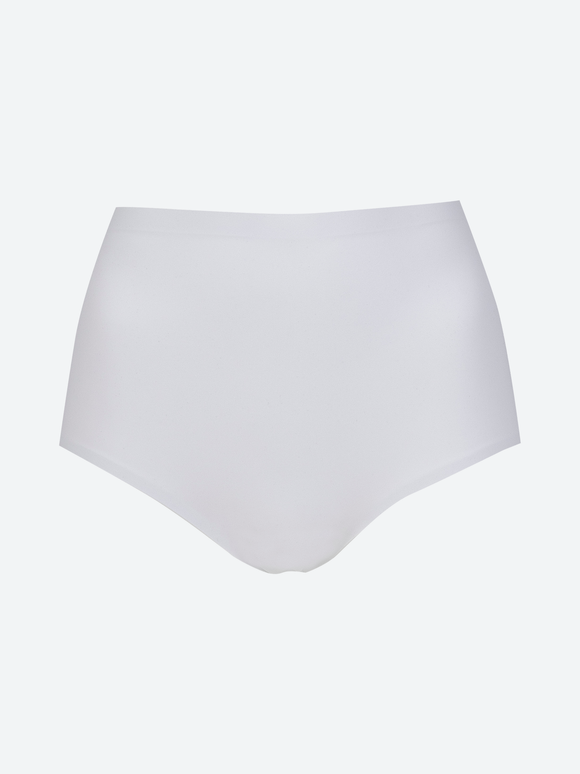 Guainetta bianca termonastrata in microfibra, design semplice e liscio.