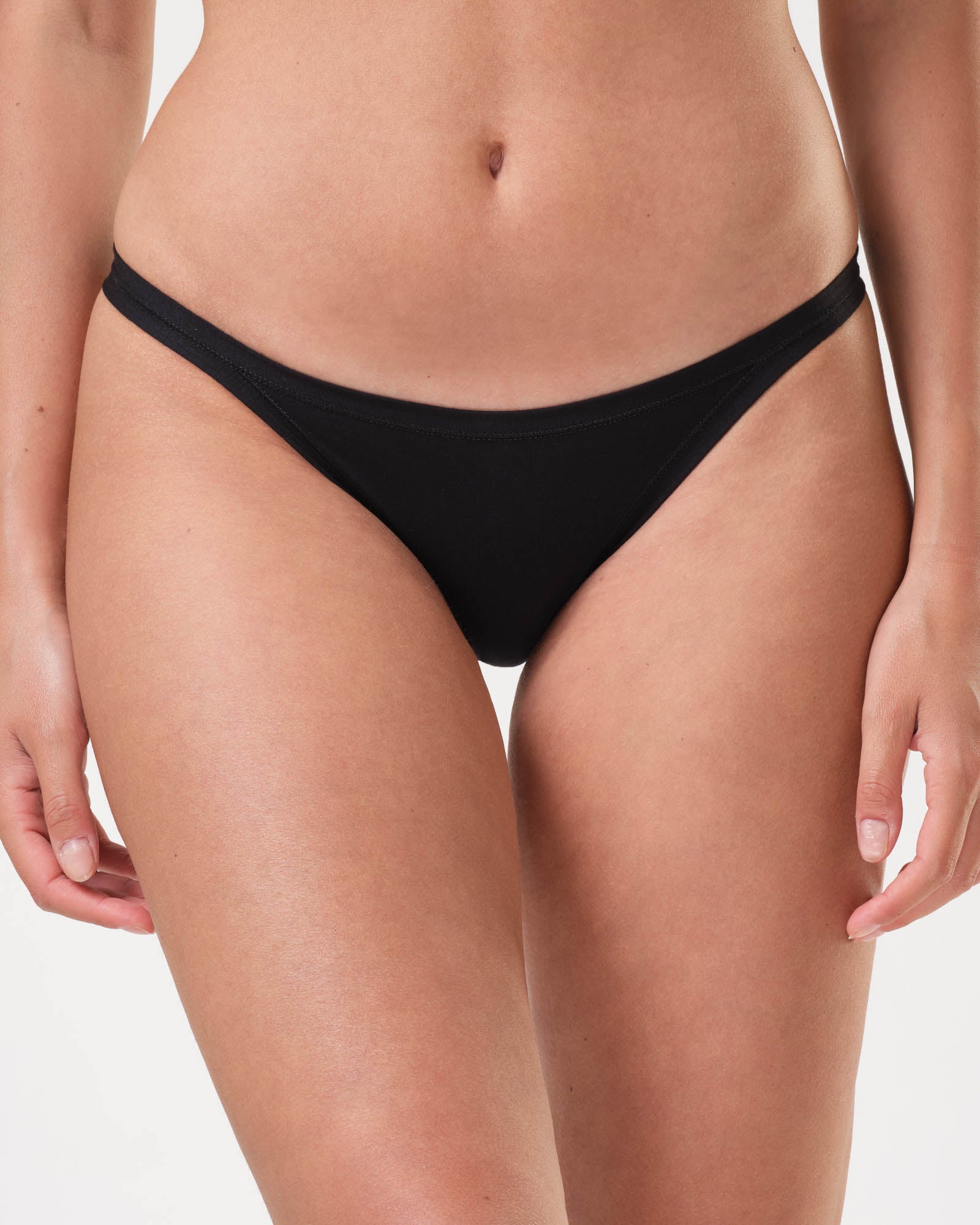 Slip fianchetti stretti in cotone Modal Tencel