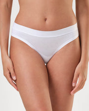Brasiliana vita bassa con fascia alta in cotone Modal Tencel