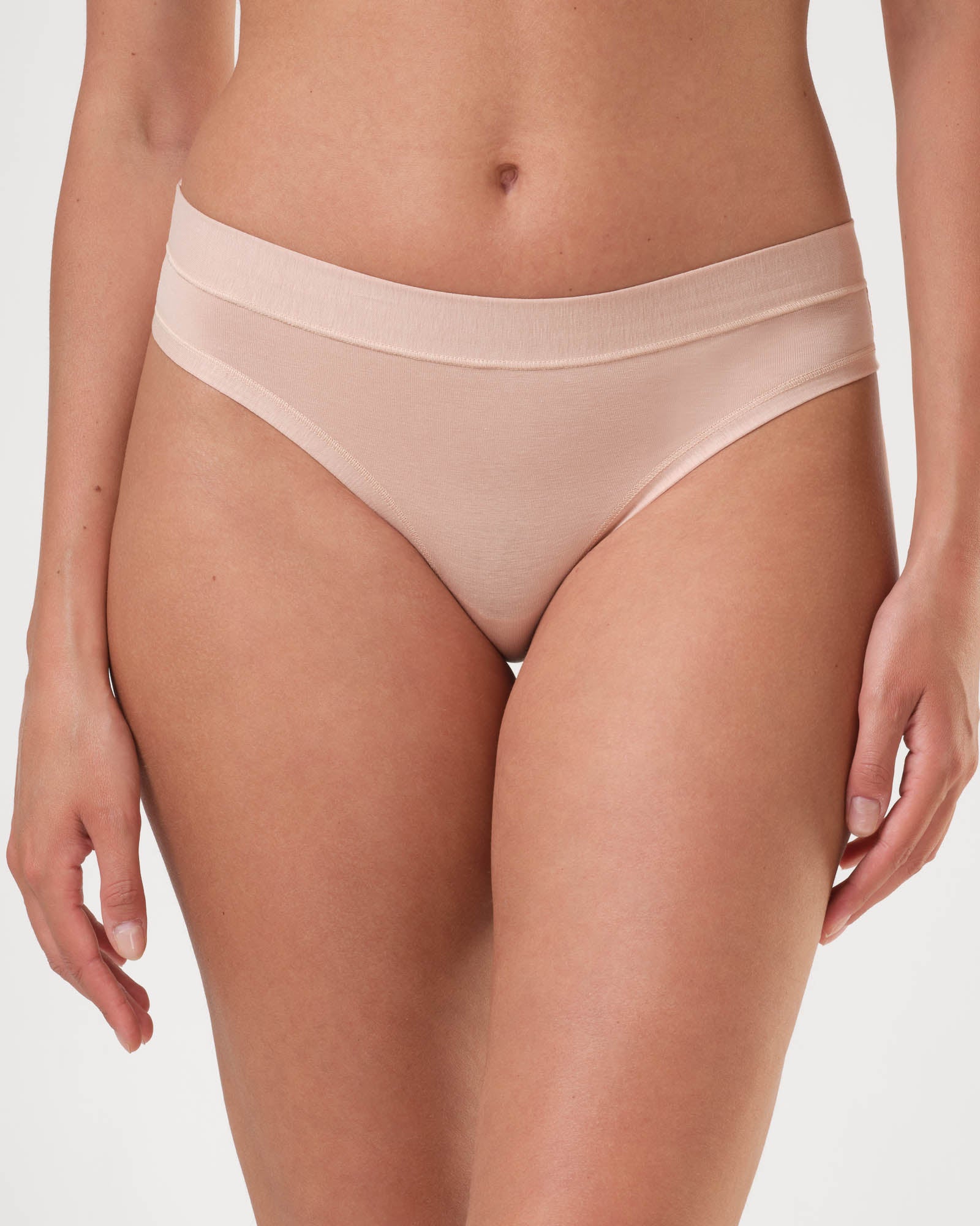 Brasiliana vita bassa con fascia alta in cotone Modal Tencel