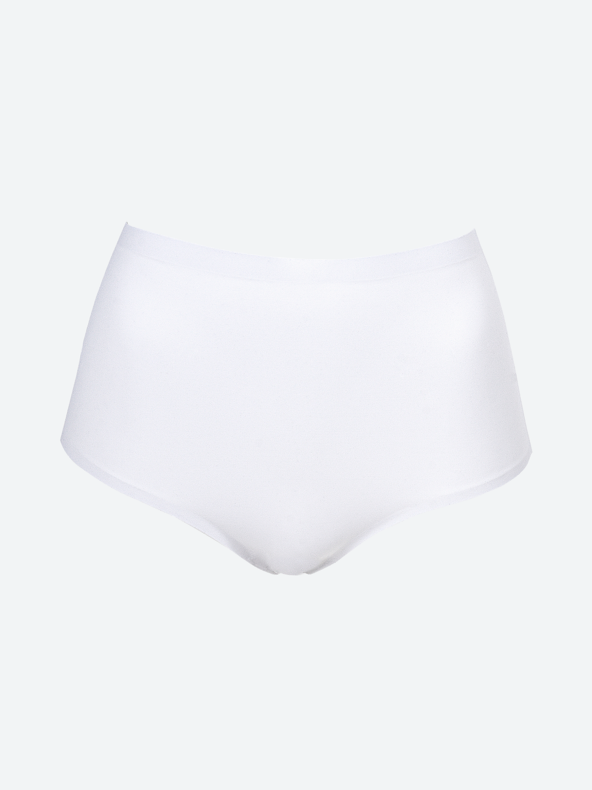 Guainetta bianca in microfibra elasticizzata termonastrata, modello semplice.