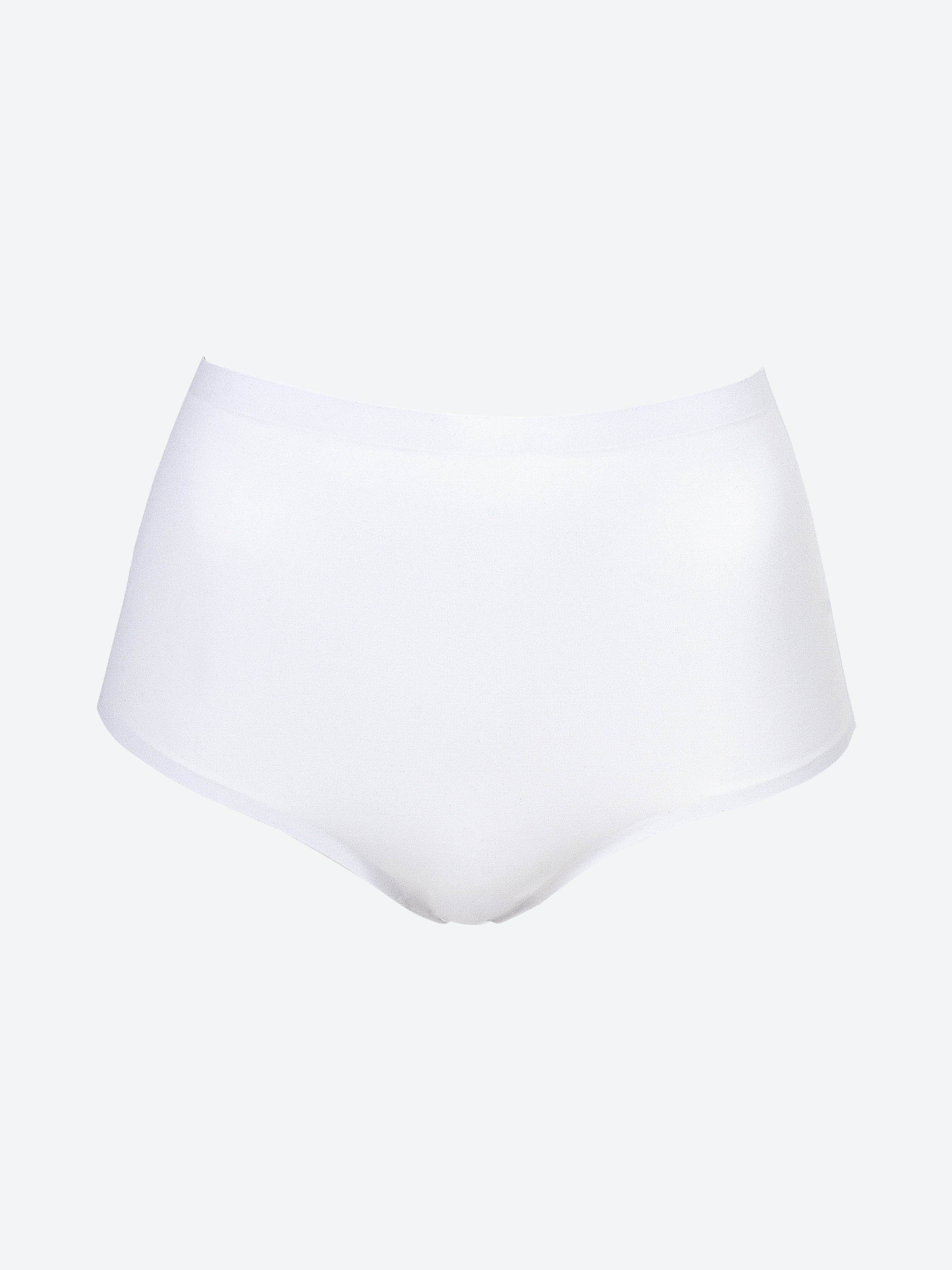 Guainetta bianca in microfibra elasticizzata termonastrata, modello semplice.