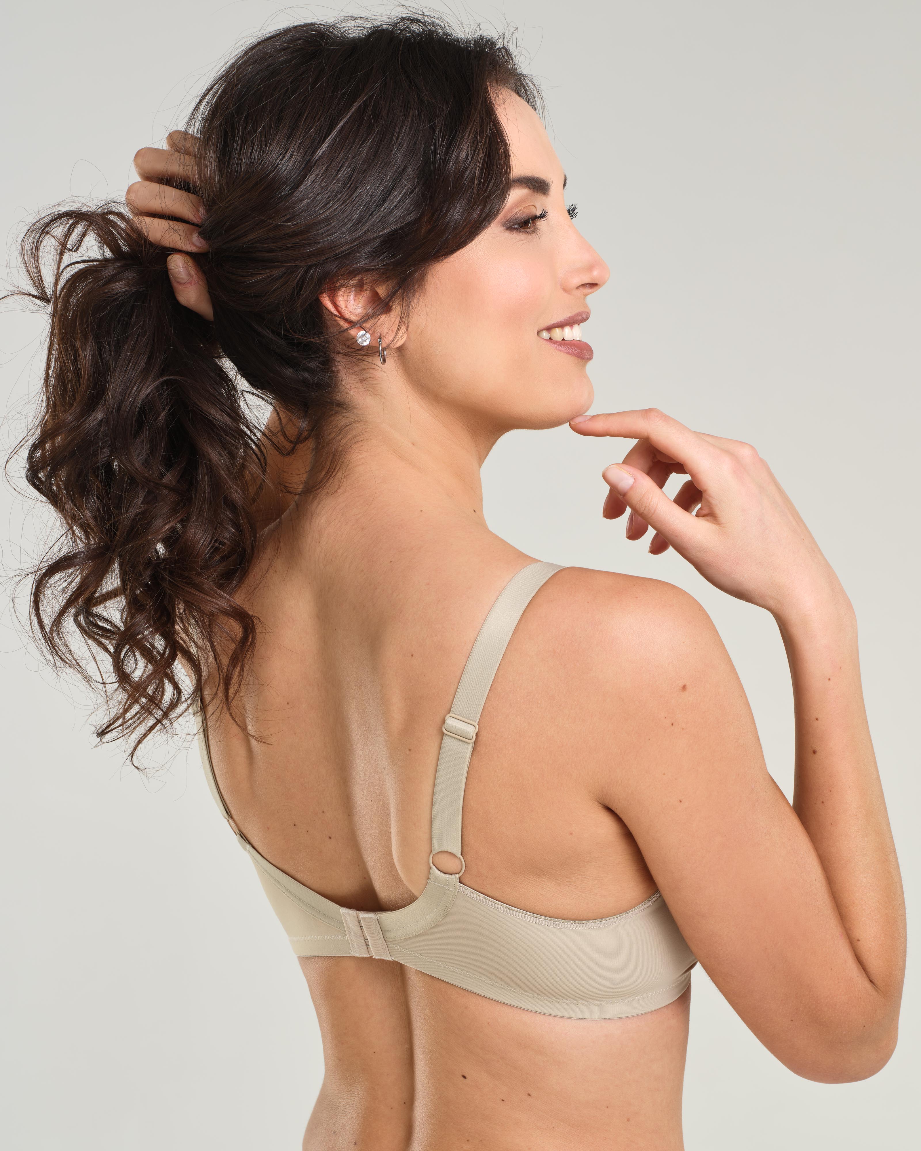 Reggiseno in tessuto elasticizzato e inserti in tulle – Coppa B